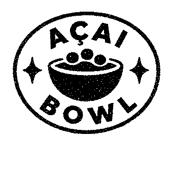 Acai Bowl Badge Logo