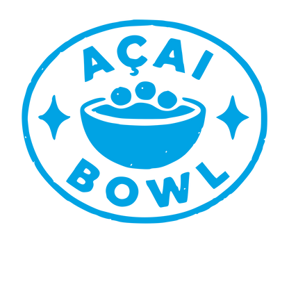 Acai Bowl Badge Logo #00a3e4