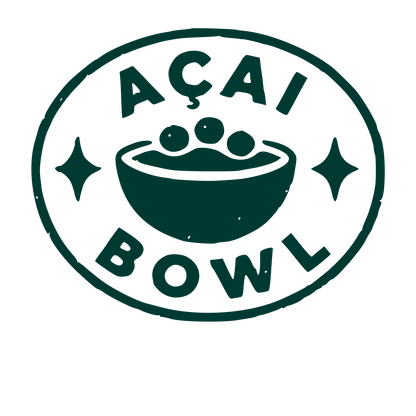 Acai Bowl Badge Logo #003932