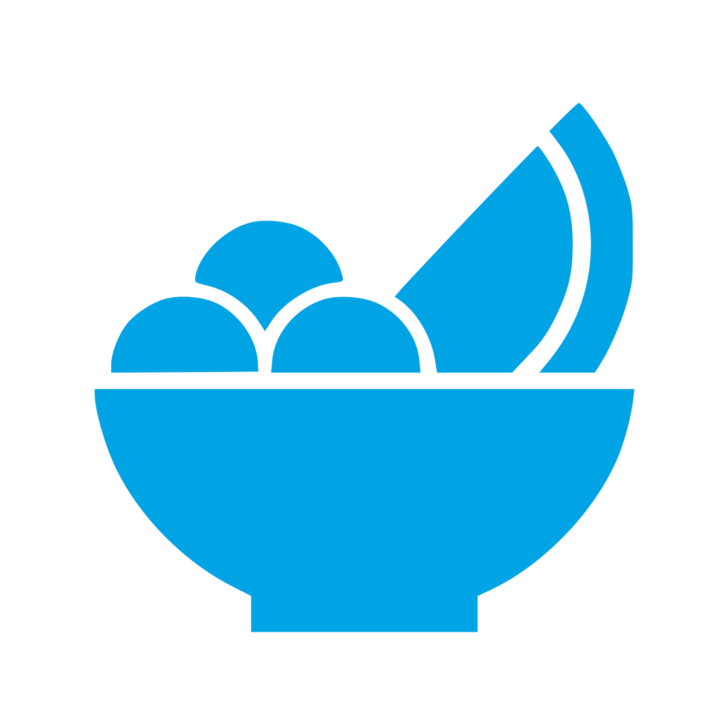 Fruit Bowl Logo #00a3e4