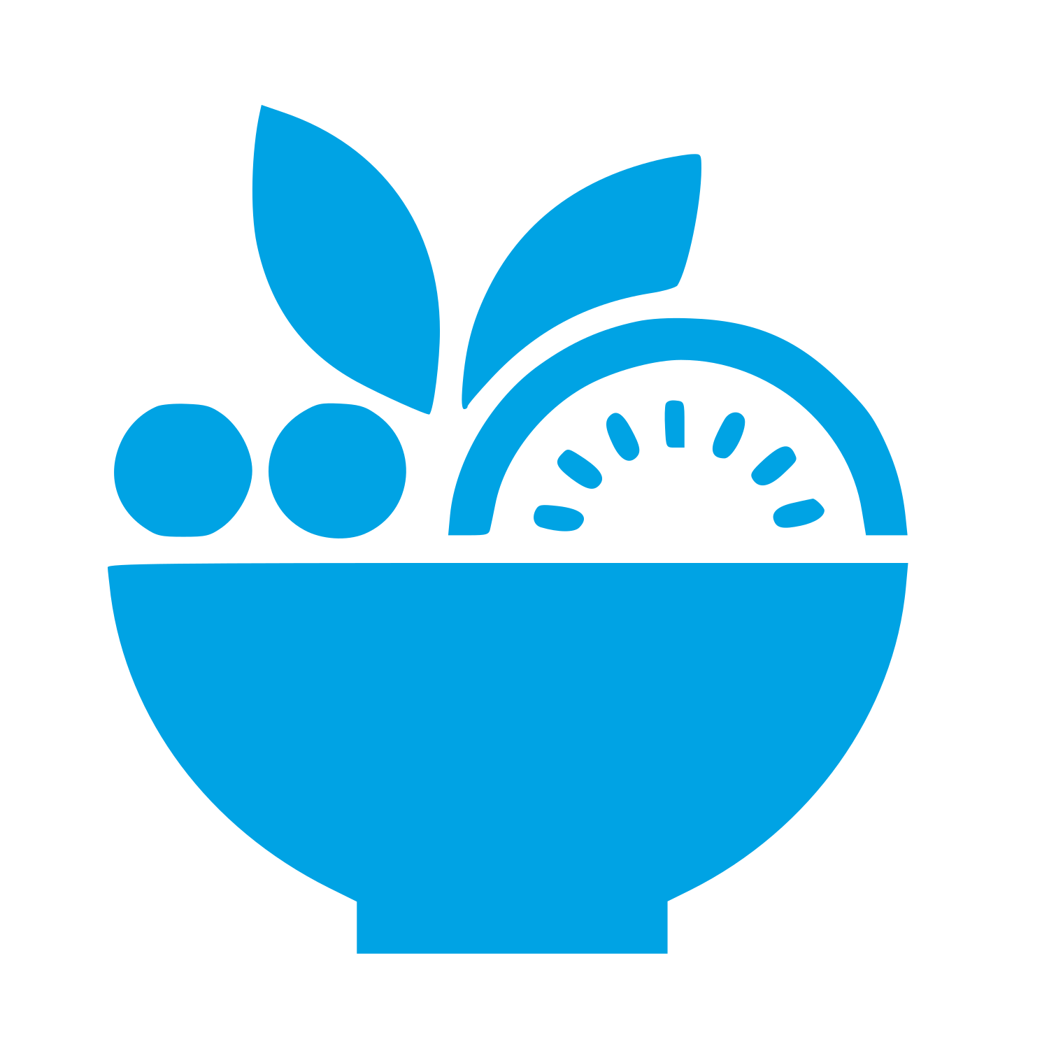 Fruit Bowl Logo #00a3e4