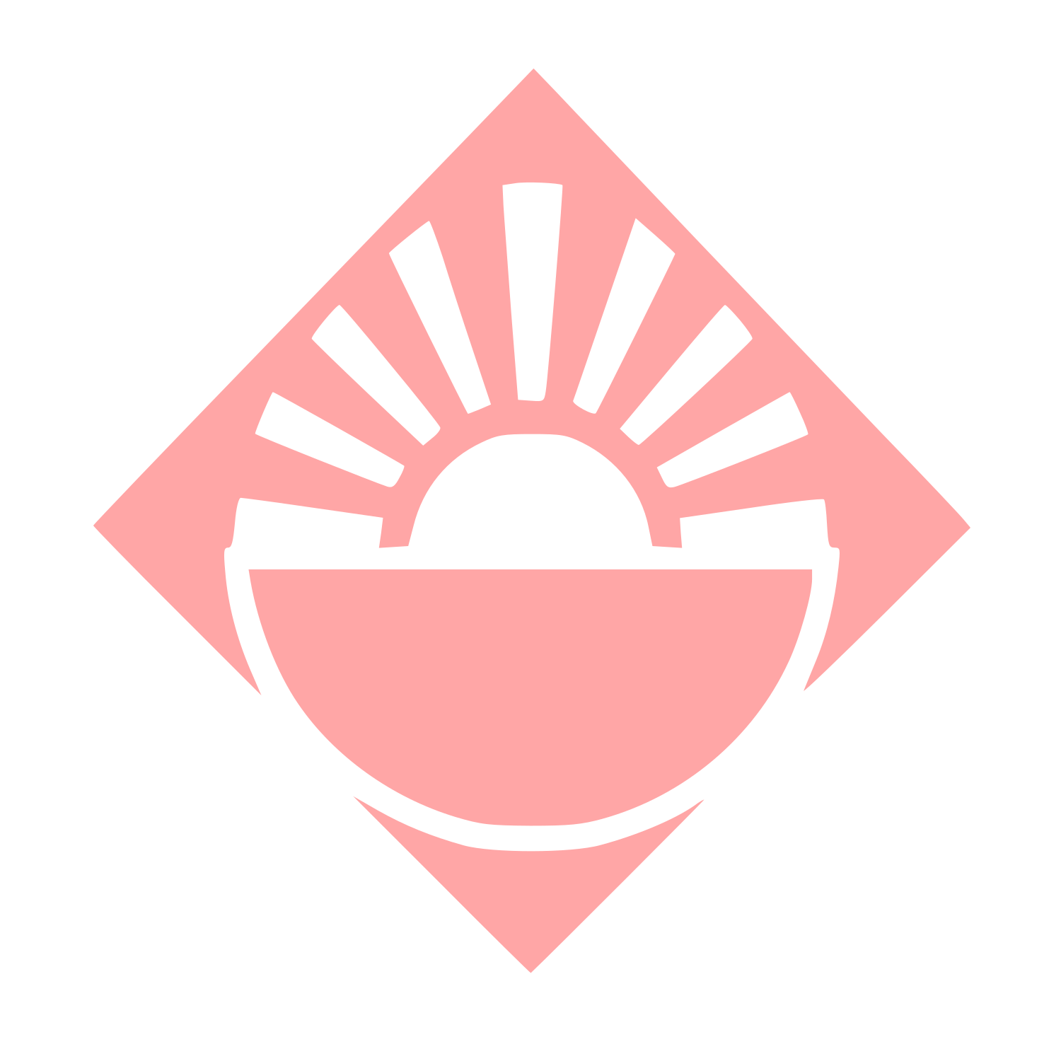 Sunrise Bowl Logo #ffa6a6