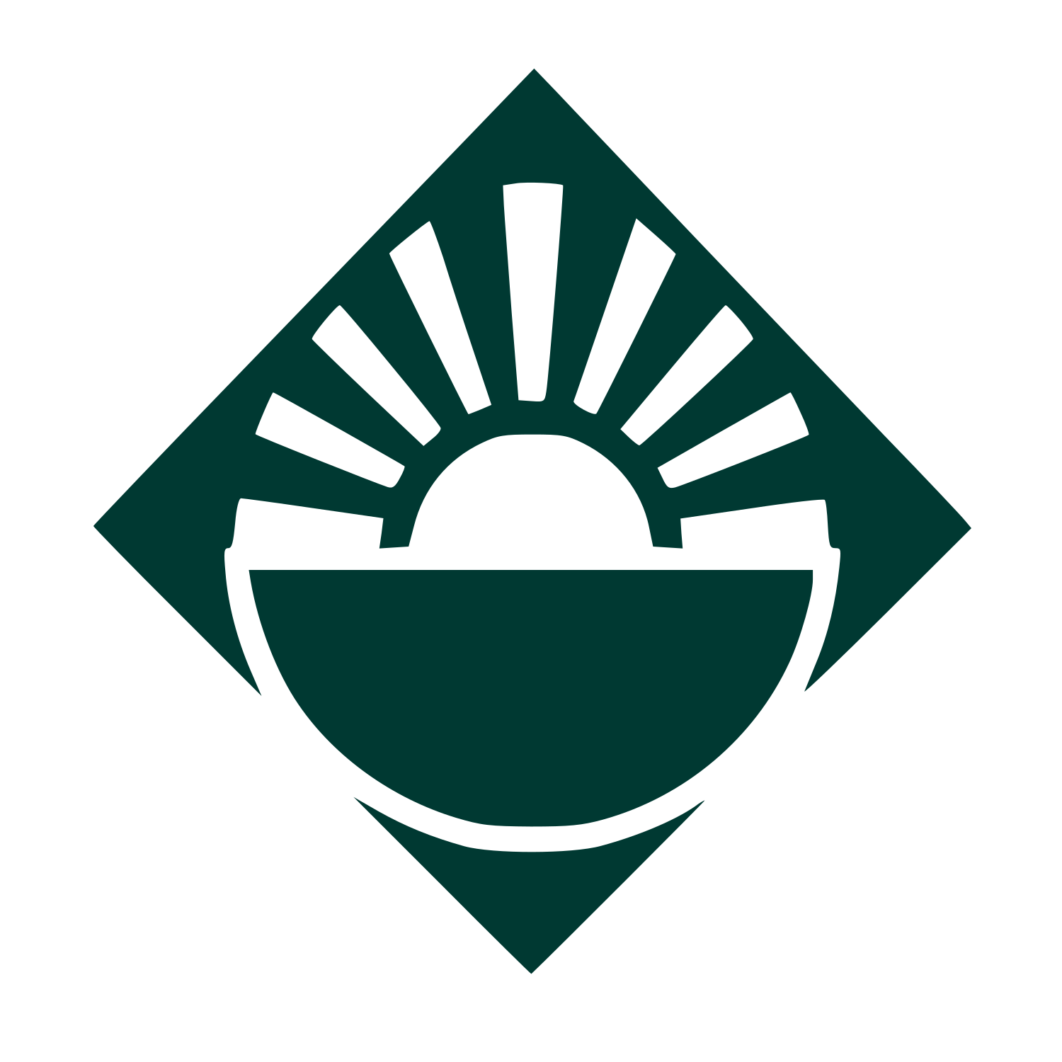 Sunrise Bowl Logo #003932