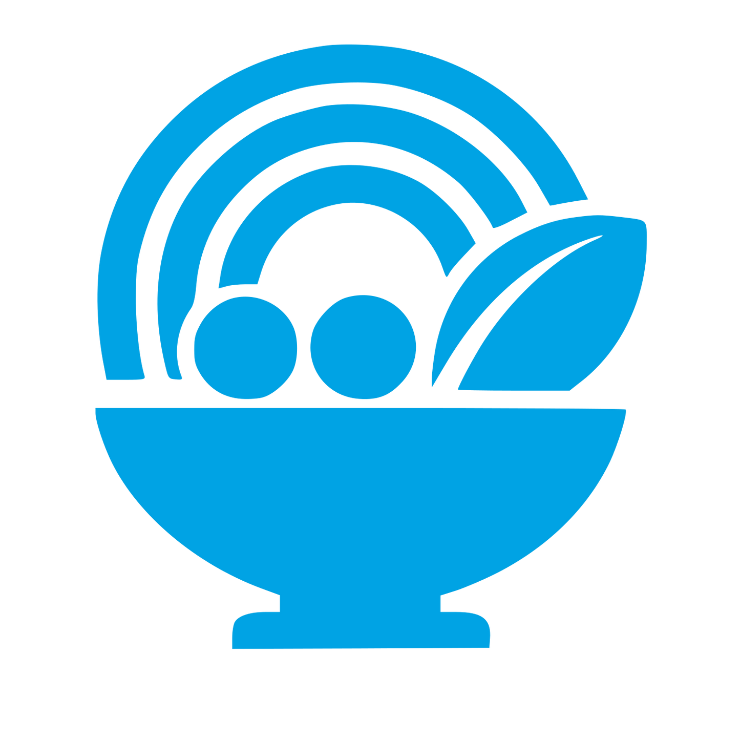 Smoothie Bowl Food Logo #00a3e4