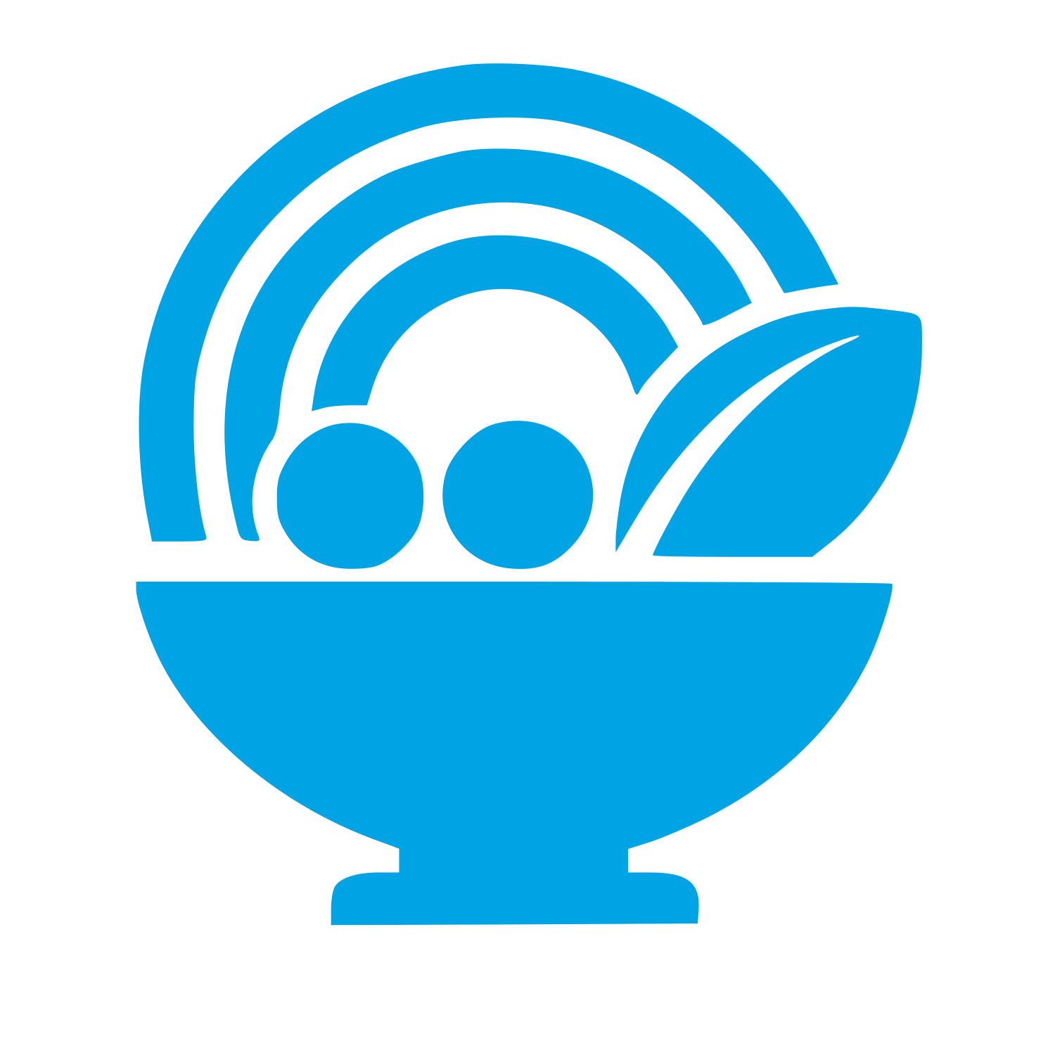 Smoothie Bowl Food Logo #00a3e4