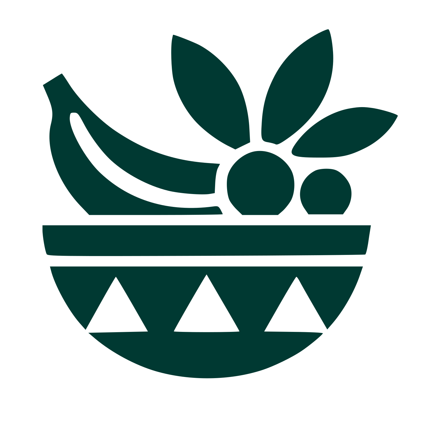 Fruit Bowl Logo #003932