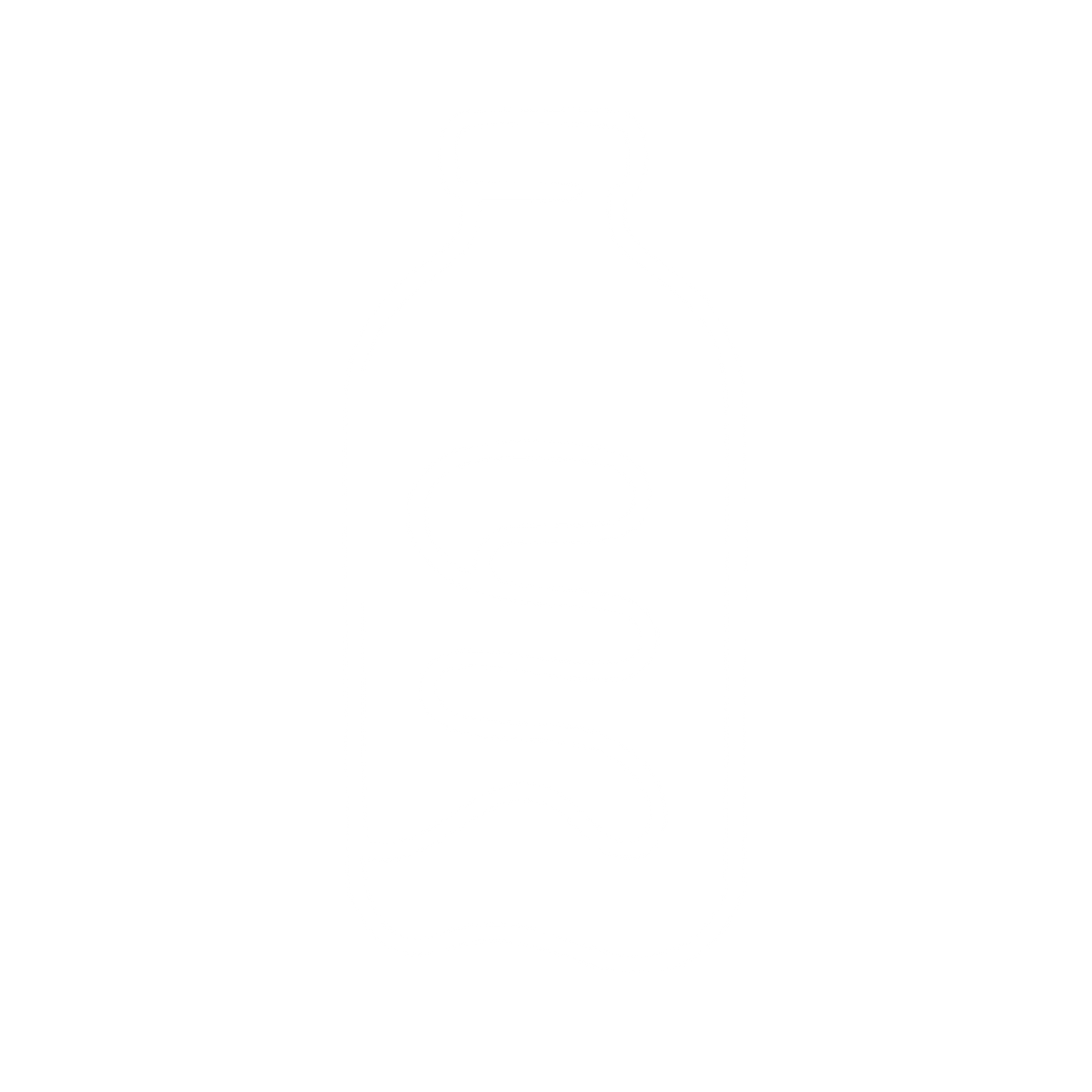 Monoline Kombucha Bottle Logo #ffffff