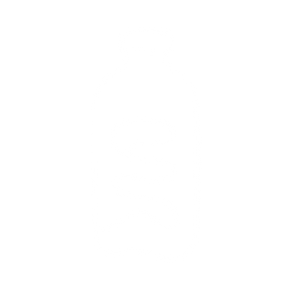 Monoline Kombucha Bottle Logo #ffffff
