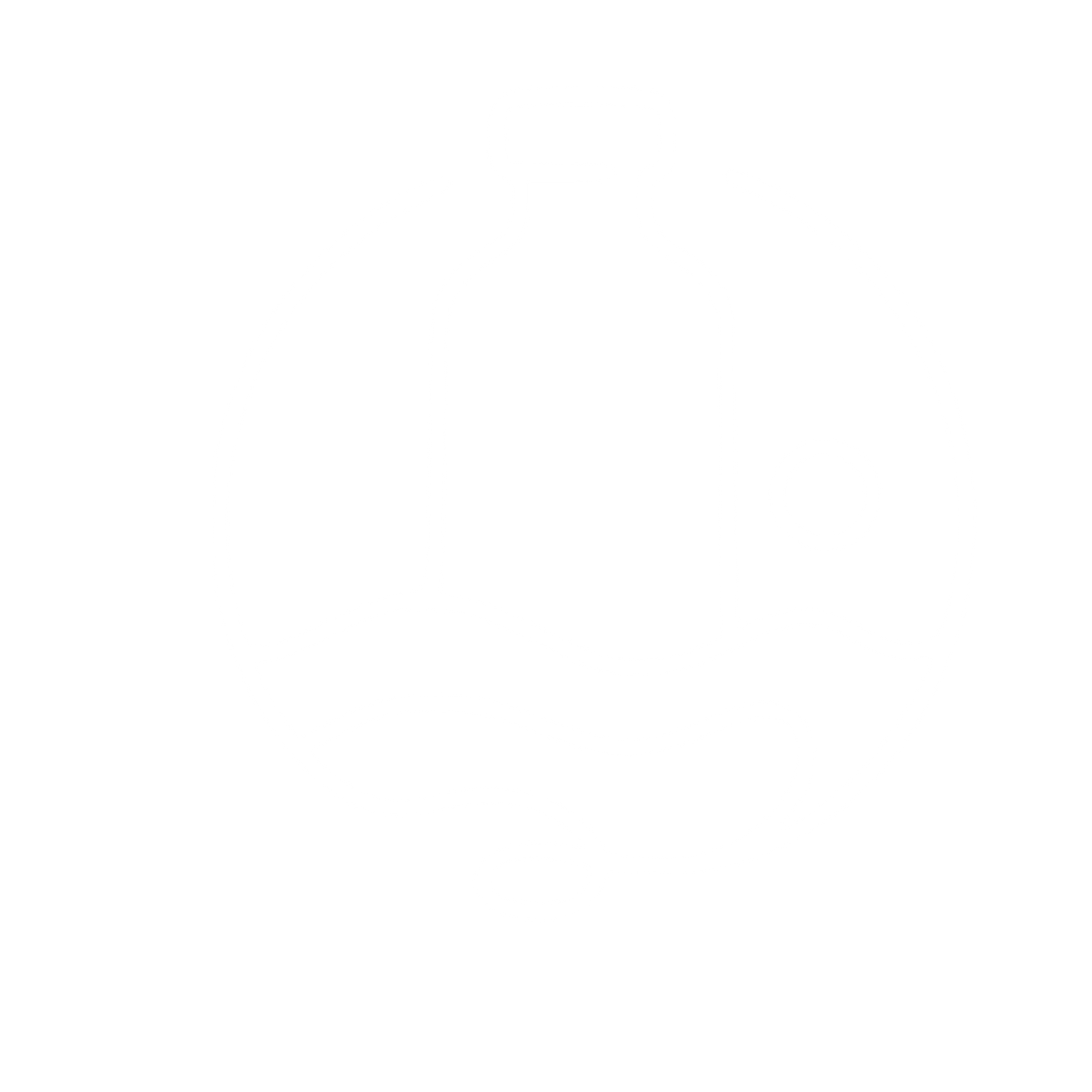 Monoline Bottle Ocean Logo #ffffff