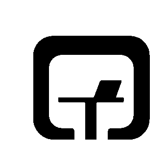Standing Desk Negative Space Logo