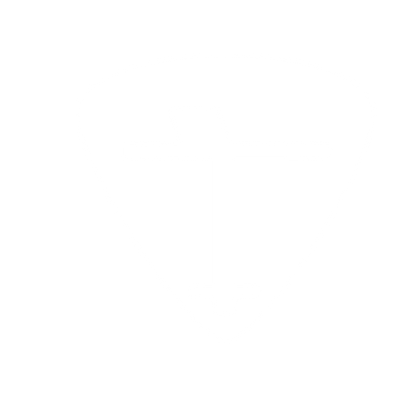 Guitar Pick Desk Logo #ffffff