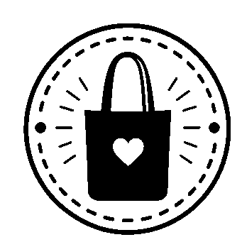 Tote Bag Stamp Badge Logo
