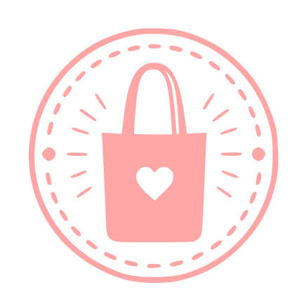 Tote Bag Stamp Badge Logo #ffa6a6