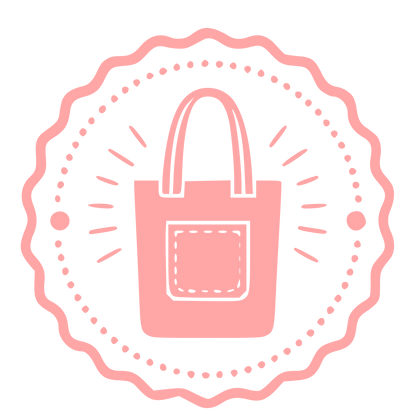 Tote Bag Stamp Badge Logo #ffa6a6