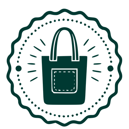 Tote Bag Stamp Badge Logo #003932
