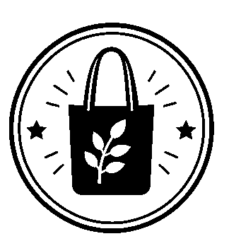 Tote Bag Plant Badge Logo