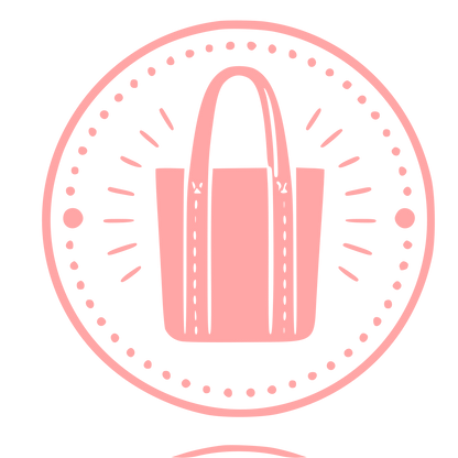 Tote Bag Stamp Badge Logo #ffa6a6