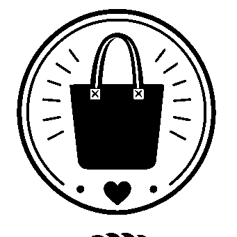 Tote Bag Stamp Badge Logo
