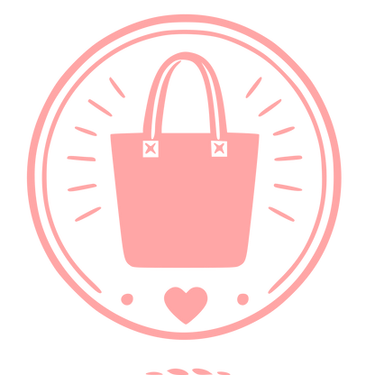 Tote Bag Stamp Badge Logo #ffa6a6