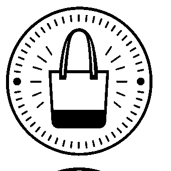 Tote Bag Stamp Badge Logo