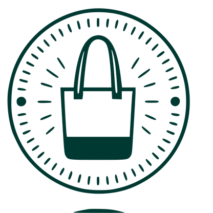 Tote Bag Stamp Badge Logo #003932