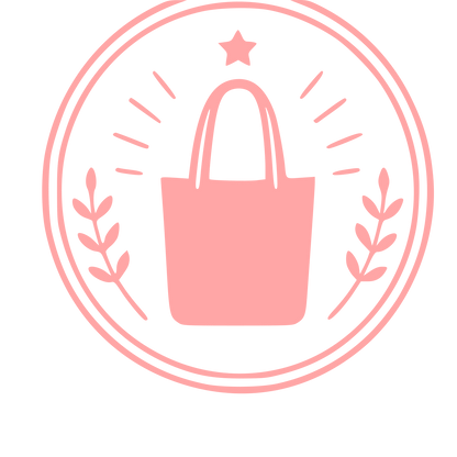 Tote Bag Stamp Badge Logo #ffa6a6