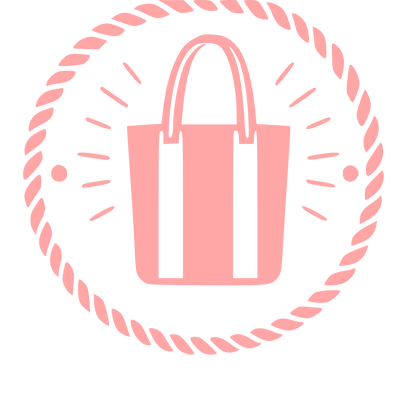 Tote Bag Stamp Badge Logo #ffa6a6