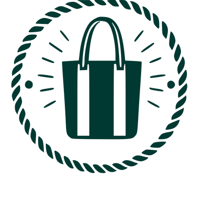 Tote Bag Stamp Badge Logo #003932