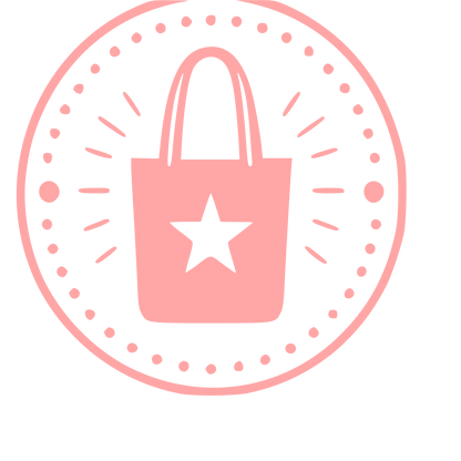 Tote Bag Stamp Badge Logo #ffa6a6