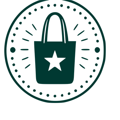Tote Bag Stamp Badge Logo #003932
