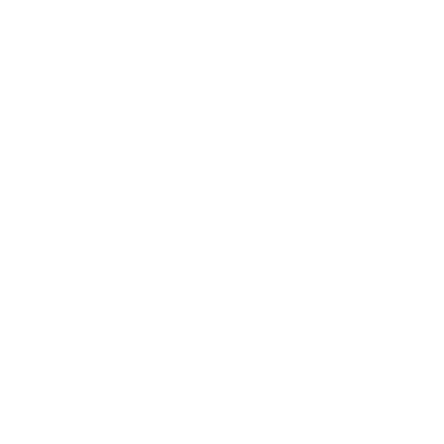 Bauhaus Bottle Logo #ffffff