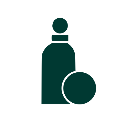 Bauhaus Bottle Logo #003932