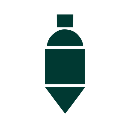 Bauhaus Bottle Logo #003932