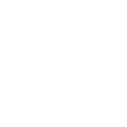 Bauhaus Bottle Person Logo #ffffff