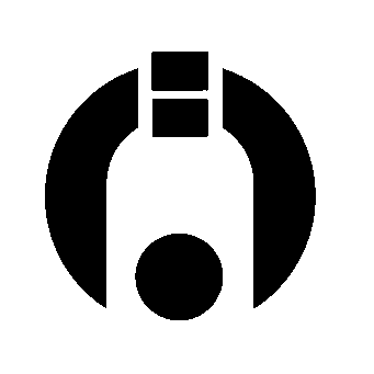 Bauhaus Bottle Circle Logo