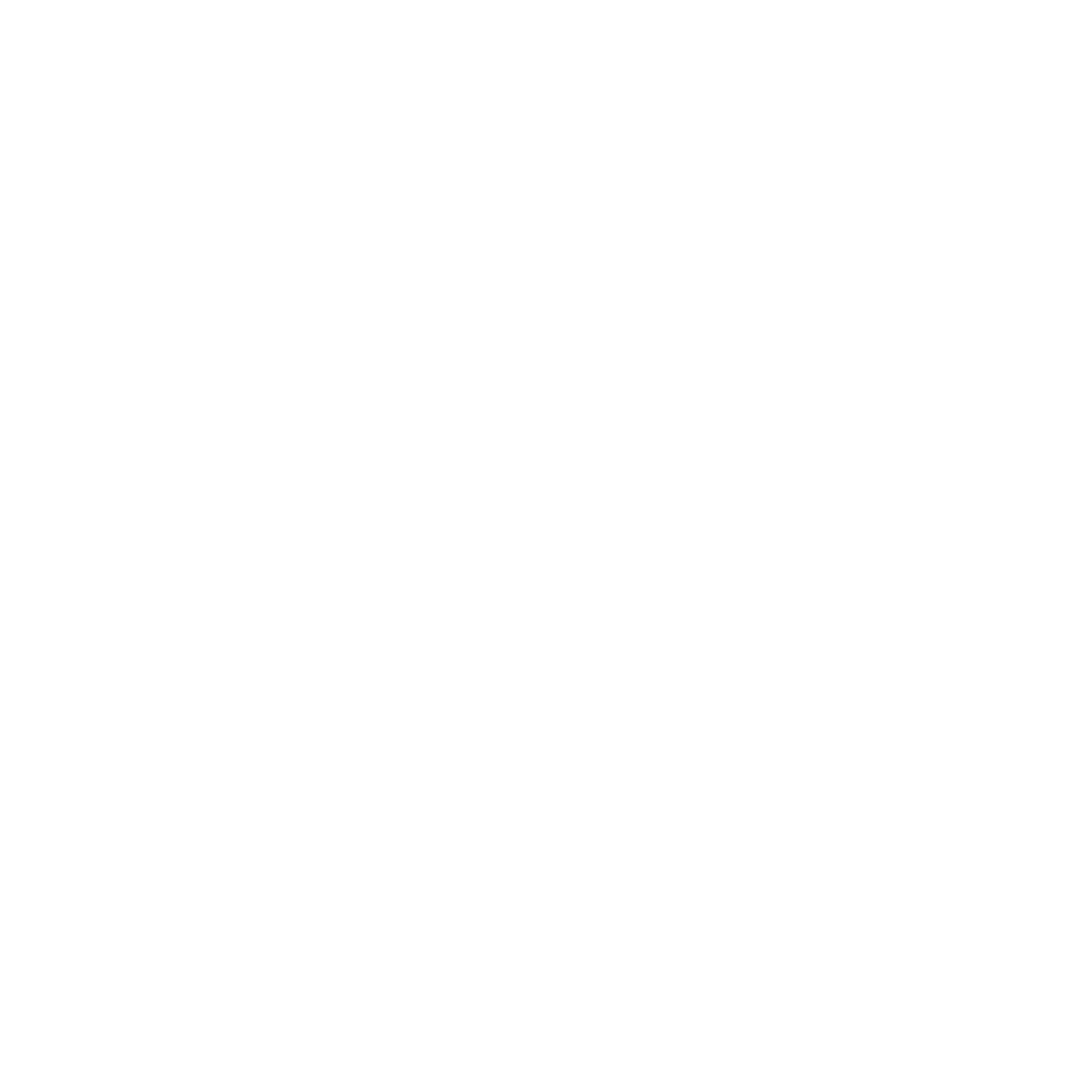 Bauhaus Bottle Triangle Logo #ffffff