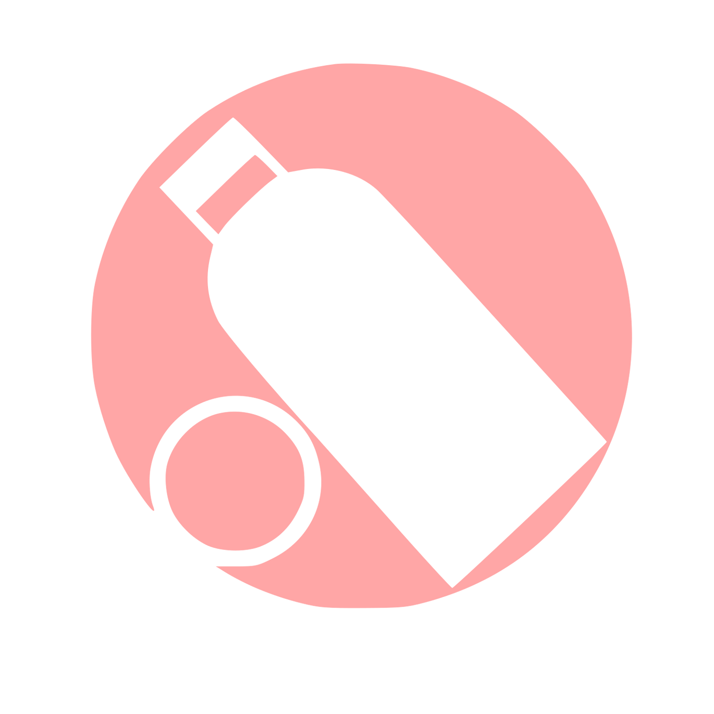 Bauhaus Reusable Bottle Logo #ffa6a6