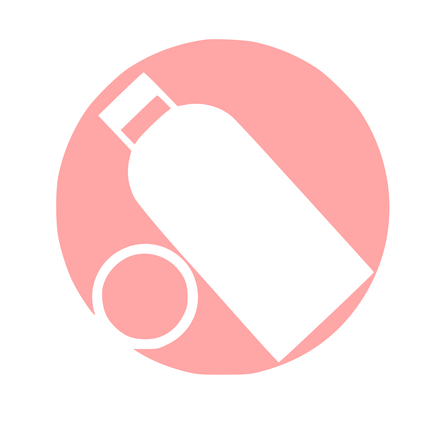 Bauhaus Reusable Bottle Logo #ffa6a6