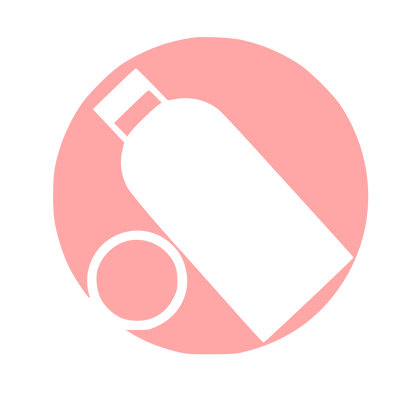 Bauhaus Reusable Bottle Logo #ffa6a6