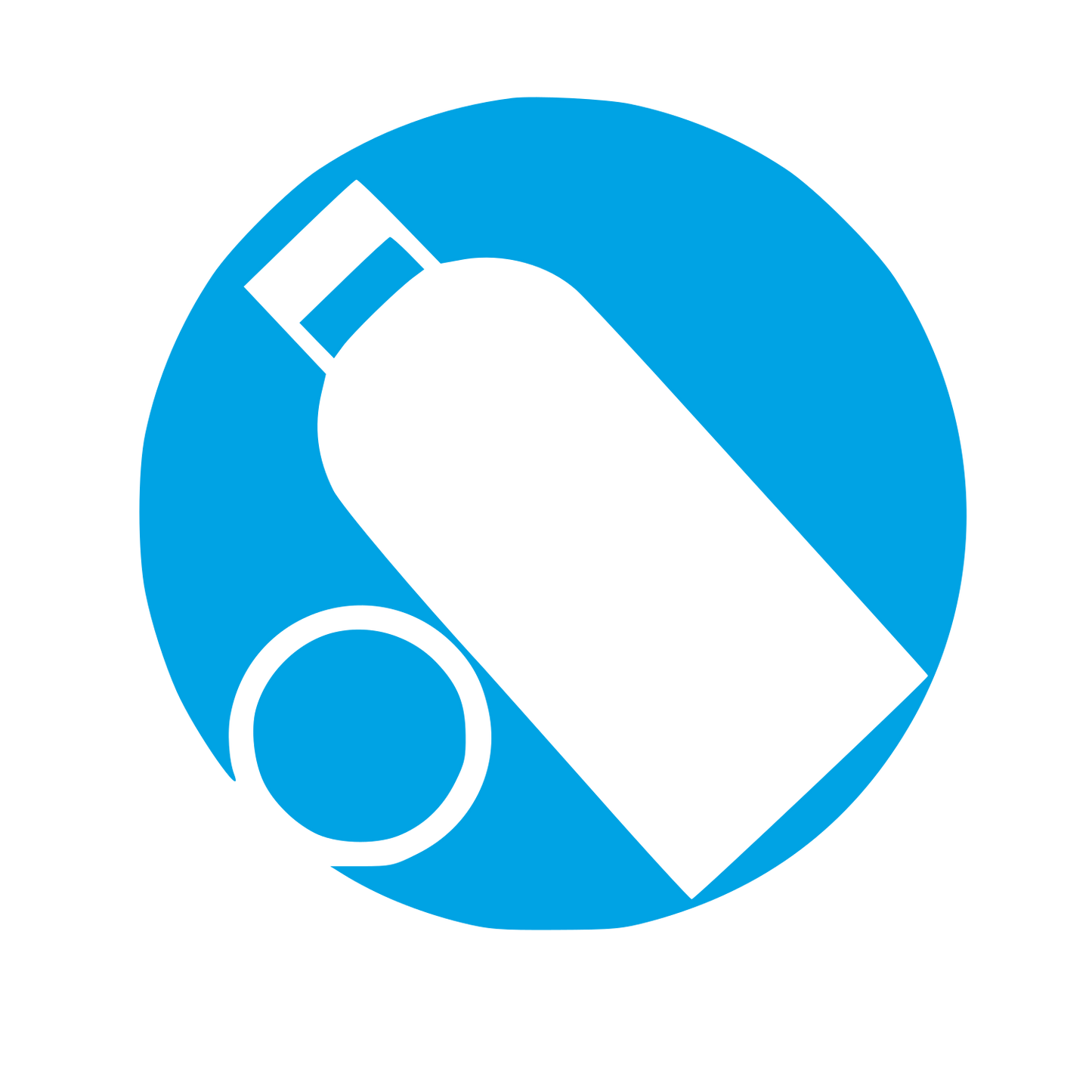 Bauhaus Reusable Bottle Logo #00a3e4