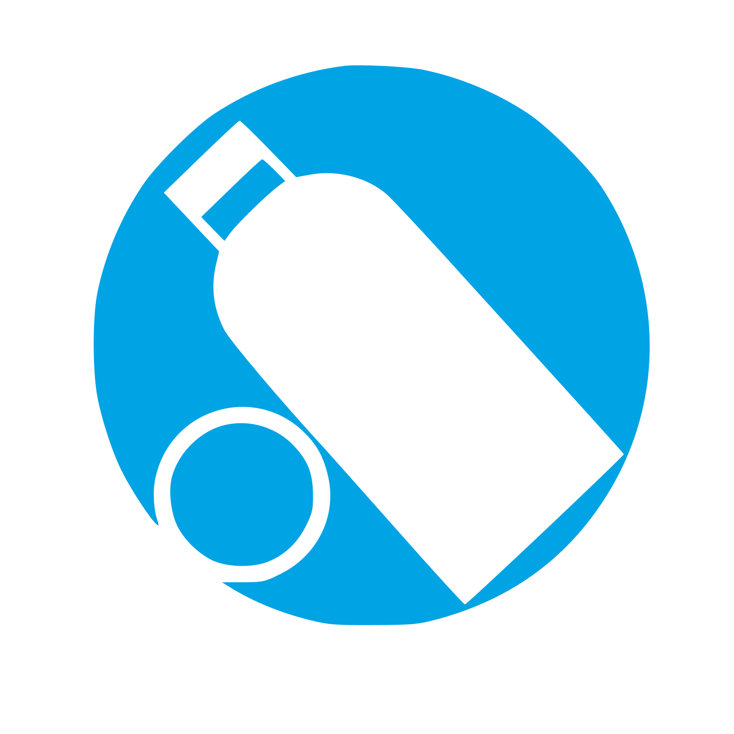 Bauhaus Reusable Bottle Logo #00a3e4