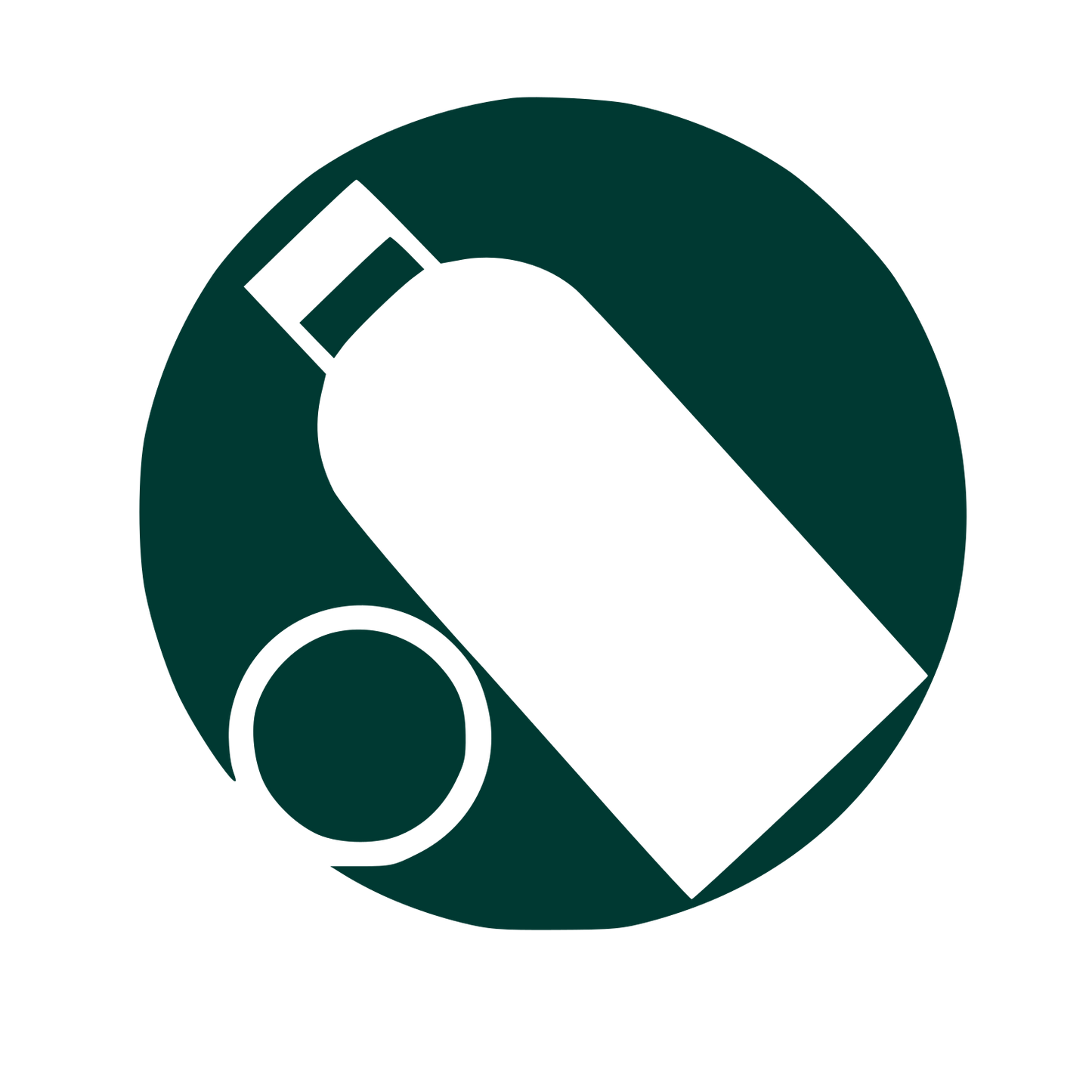 Bauhaus Reusable Bottle Logo #003932
