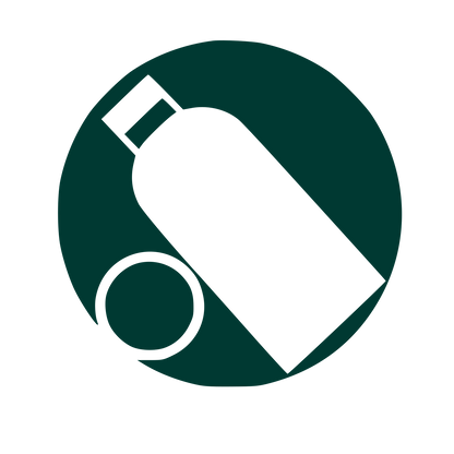 Bauhaus Reusable Bottle Logo #003932
