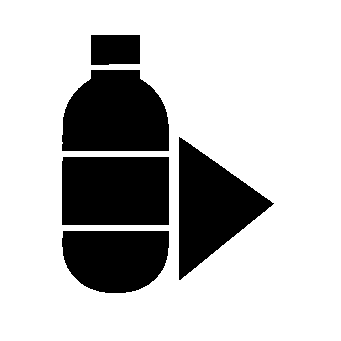 Reusable Bottle Arrow Logo