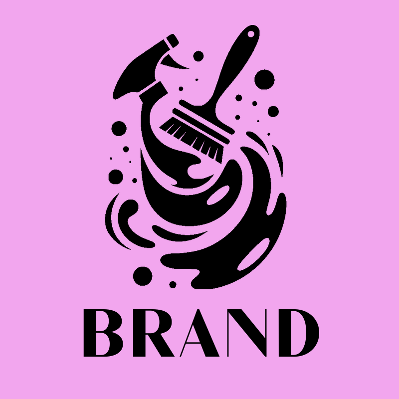 Spray Bottle Brush Swirl Logo preview