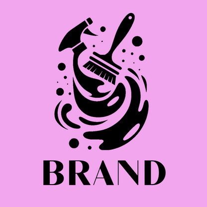 Spray Bottle Brush Swirl Logo preview