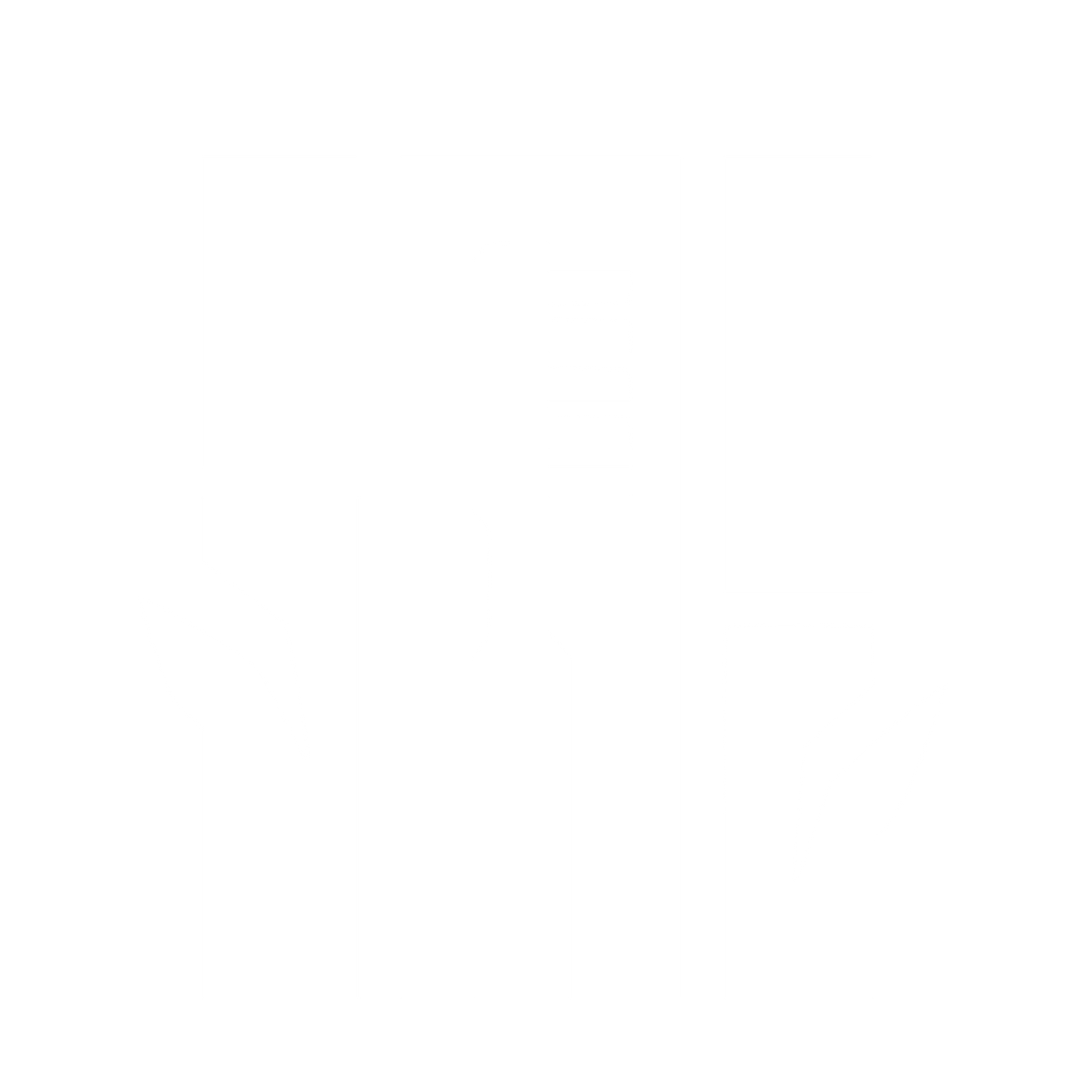 Bamboo Toothbrush Brutalist Logo #ffffff