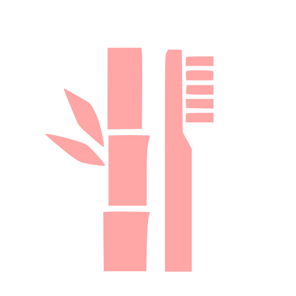 Bamboo Toothbrush Logo #ffa6a6