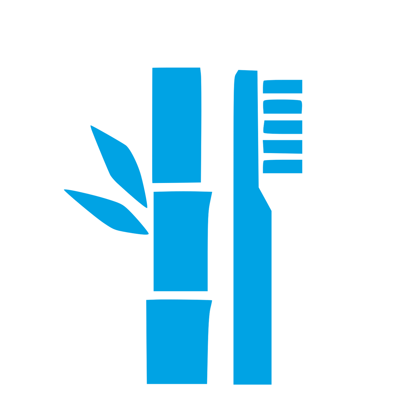 Bamboo Toothbrush Logo #00a3e4