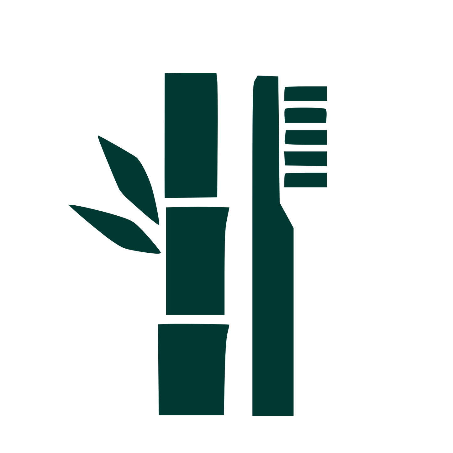 Bamboo Toothbrush Logo #003932